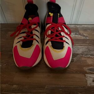 Versace Pink and Black Sneakers